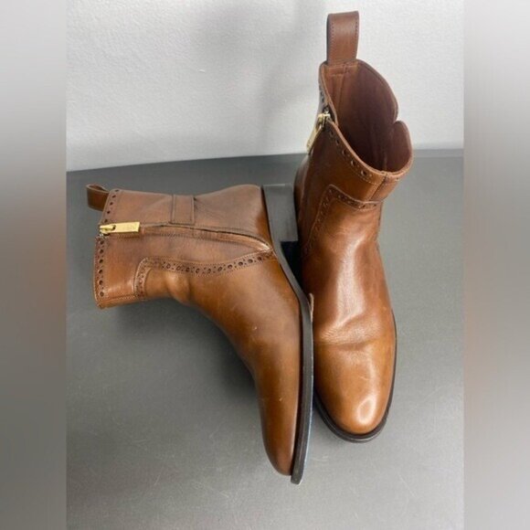 FRANCO CUADRA Women's Bootie in Genuine Leather Brown - Picture 8 of 13